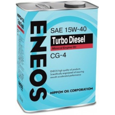 ENEOS Diesel CG-4 Turbo 15w40 моторное масло 4 л ENEOS Diesel CG-4 Turbo 15w40 моторное масло 4 л
