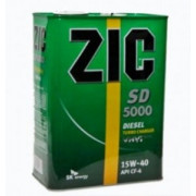 ZIC SD 5000 Diesel 15w40 CF-4 моторное масло 4 л