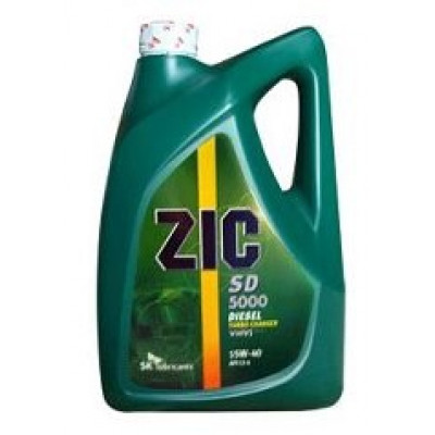 ZIC SD 5000 Diesel 15w40 CF-4 моторное масло 6 л ZIC SD 5000 Diesel 15w40 CF-4 моторное масло 6 л