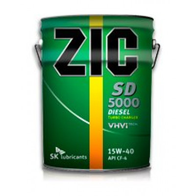 ZIC SD 5000 Diesel 15w40 CF-4 моторное масло 20 л ZIC SD 5000 Diesel 15w40 CF-4 моторное масло 20 л