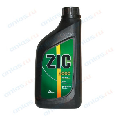 ZIC 5000 Diesel 10w40 CI-4 new моторное масло 1 л ZIC 5000 Diesel 10w40 CI-4 new моторное масло 1 л
