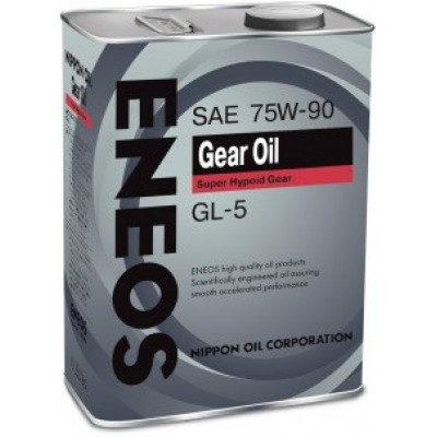 ENEOS Gear 75w90 GL-5 трансмиссионное масло 4 л ENEOS Gear 75w90 GL-5 трансмиссионное масло 4 л