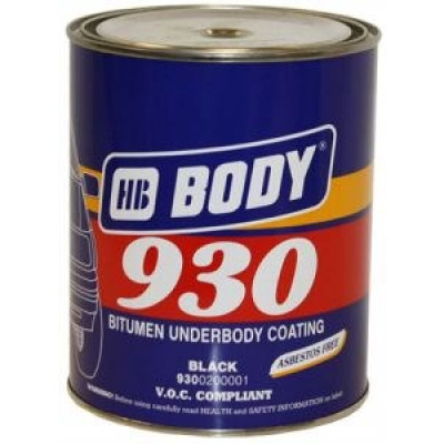 BODY -930 Мастика на основе битум /черная 2,5 кг BODY -930 Мастика на основе битум /черная 2,5 кг