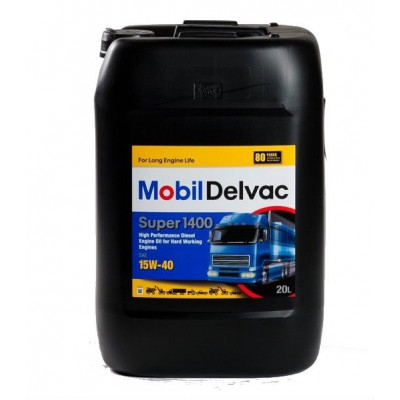 Mobil Delvac Super 1400 15w40 моторное масло 20 л Mobil Delvac Super 1400 15w40 моторное масло 20 л
