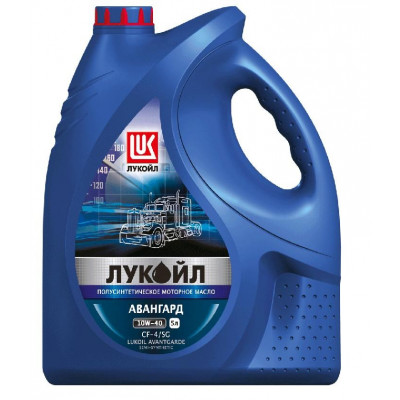 Лукойл Авангард SAE 10W40, API CF-4/SG моторное масло 5 л Лукойл Авангард SAE 10W40, API CF-4/SG моторное масло 5 л