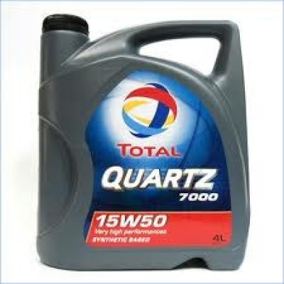Total Quartz 7000 15w50 полусинтетическое моторное масло 4 л Total Quartz 7000 15w50 полусинтетическое моторное масло 4 л
