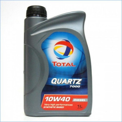 Total Quartz Diesel 7000 10w40 полусинтетическое моторное масло 1 л Total Quartz Diesel 7000 10w40 полусинтетическое моторное масло 1 л