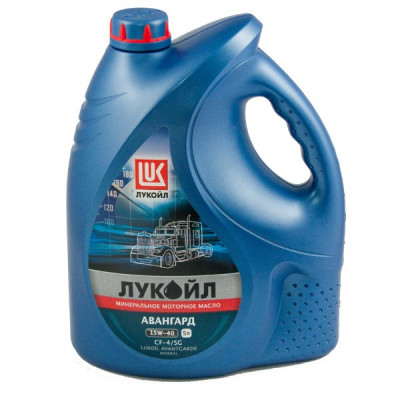 Лукойл Авангард SAE 15W40, API CF-4/SG моторное масло 5 л Лукойл Авангард SAE 15W40, API CF-4/SG моторное масло 5 л