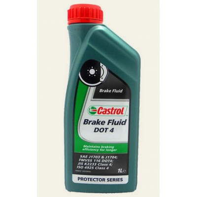 Тормозная жидкость Castrol Brake Fluid DOT-4 (Respons DOT 4) 1 л Тормозная жидкость Castrol Brake Fluid DOT-4 (Respons DOT 4) 1 л