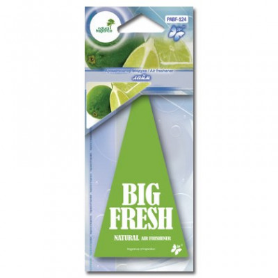 PABF-124(10/200/1200) Ароматизатор воздуха пластинка "BIG FRESH" лайм (шт.) PABF-124(10/200/1200) Ароматизатор воздуха пластинка "BIG FRESH" лайм (шт.)