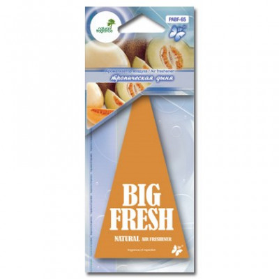 PABF-65(10/200/1200) Ароматизатор воздуха пластинка "BIG FRESH" тропическая дыня (шт.) PABF-65(10/200/1200) Ароматизатор воздуха пластинка "BIG FRESH" тропическая дыня (шт.)
