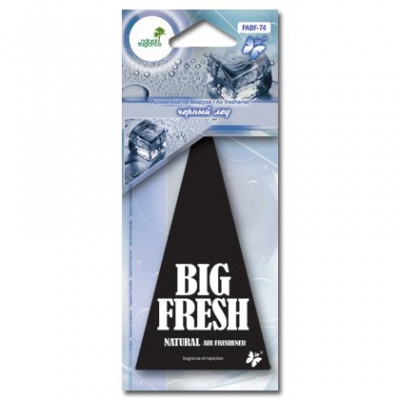 PABF-74(10/200/1200) Ароматизатор воздуха пластинка "BIG FRESH" черный лед (шт.) PABF-74(10/200/1200) Ароматизатор воздуха пластинка "BIG FRESH" черный лед (шт.)