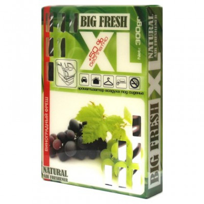 BXL-146(30) Ароматизатор воздуха "BIG FRESH XL" виноградный фреш (300 гр) BXL-146(30) Ароматизатор воздуха "BIG FRESH XL" виноградный фреш (300 гр)