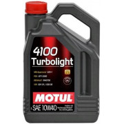 Motul 4100 Turbolight 10w40 4 л масло моторное