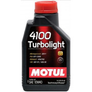Motul 4100 Turbolight 10w40 1 л масло моторное