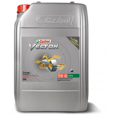 Castrol Vecton 15w40 моторное масло 20 л Castrol Vecton 15w40 моторное масло 20 л