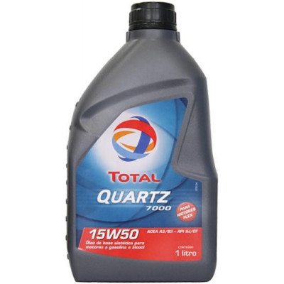 Total Quartz 7000 15w50 полусинтетическое моторное масло 1 л Total Quartz 7000 15w50 полусинтетическое моторное масло 1 л