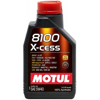 MOTUL 8100 X-cess 5w-40 (1 л) масло моторное MOTUL 8100 X-cess 5w-40 (1 л) масло моторное