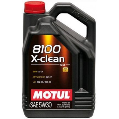 MOTUL 8100 X-Clean C3 5w30 (5 л) масло моторное MOTUL 8100 X-Clean C3 5w30 (5 л) масло моторное
