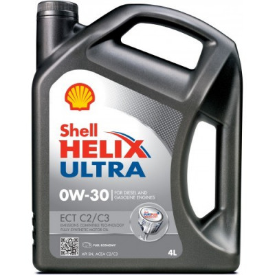 Shell Helix Ultra ECT 0w30 масло 4 л Shell Helix Ultra ECT 0w30 масло 4 л