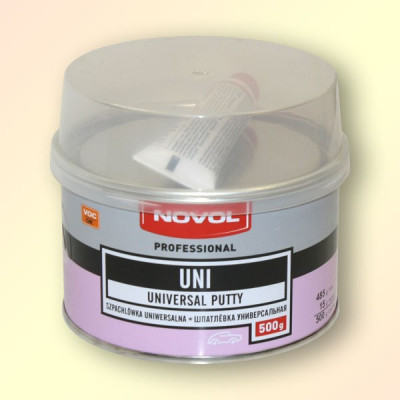 NOVOL Шпатлевка ПЭ универсальная Uni 0,5 кг NOVOL Шпатлевка ПЭ универсальная Uni 0,5 кг