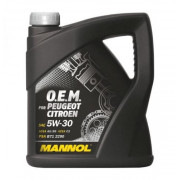 Mannol O.E.M. for Peugeot Citroen 5W-30 синтетическое моторное масло 4 л