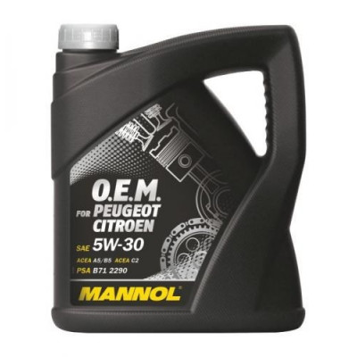 Mannol O.E.M. for Peugeot Citroen 5W-30 синтетическое моторное масло 4 л Mannol O.E.M. for Peugeot Citroen 5W-30 синтетическое моторное масло 4 л