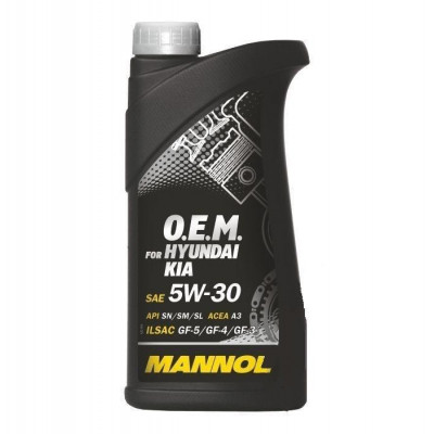 Mannol O.E.M. for Hyundai Kia 5W-30 синтетическое моторное масло 1 л Mannol O.E.M. for Hyundai Kia 5W-30 синтетическое моторное масло 1 л