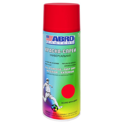 ABRO КРАСКА-СПРЕЙ ABRO Rus КРАСНАЯ № 06 473 мл ABRO КРАСКА-СПРЕЙ ABRO Rus КРАСНАЯ № 06 473 мл