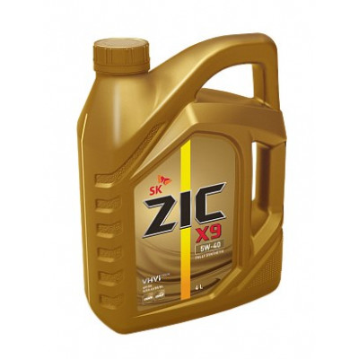 ZIC X9 5W-40 моторное масло 4 л ZIC X9 5W-40 моторное масло 4 л