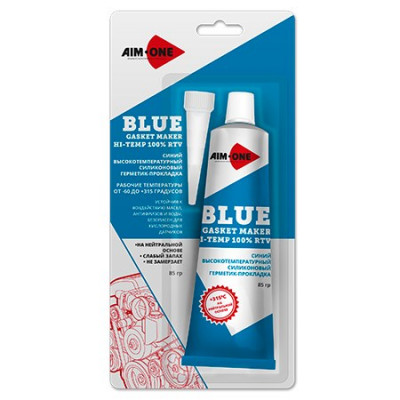 Герметик для прокладок 85гр. Синий AIM-ONE. Blue RTV Gasket Maker Neutral Type GM-Bl0085 Герметик для прокладок 85гр. Синий AIM-ONE. Blue RTV Gasket Maker Neutral Type GM-Bl0085