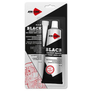 Герметик для прокладок 85гр. Черный AIM-ONE. Black RTV Gasket Maker Neutral Type GM-BK0085