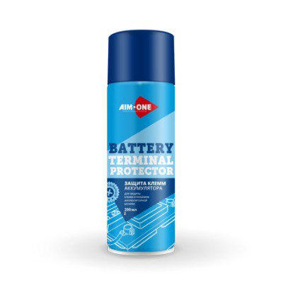 Защита клемм аккумулятора AIM-ONE 200 мл (аэрозоль). Bettery terminal protector 200ML BTP-200 Защита клемм аккумулятора AIM-ONE 200 мл (аэрозоль). Bettery terminal protector 200ML BTP-200