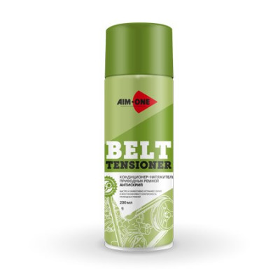 Кондиционер-натяжитель приводных ремней AIM-ONE 200 мл (аэрозоль). BELT TENSIONER 200ML BT-200 Кондиционер-натяжитель приводных ремней AIM-ONE 200 мл (аэрозоль). BELT TENSIONER 200ML BT-200