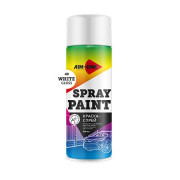 Краска-спрей белая глянцевая AIM-ONE 450 мл (аэрозоль).Spray paint white gloss 450ML SP-GB40