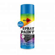 Краска-спрей бриллиантово-голубая  AIM-ONE 450 мл (аэрозоль).Spray paint sky blue  450ML SP-BSB133