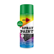 Краска-спрей зеленая AIM-ONE 450 мл (аэрозоль).Spray paint green 450ML SP-GR37