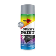 Краска-спрей серая AIM-ONE 450 мл (аэрозоль).Spray paint gray 450ML SP-G48