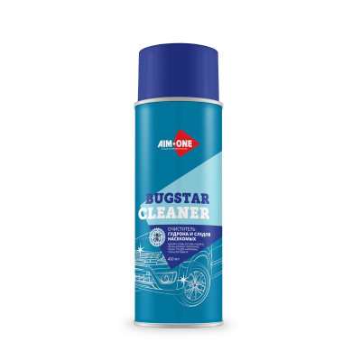 Очиститель гудрона и следов насекомых AIM-ONE 450 мл (аэрозоль). BUGSTAR CLEANER 450ML AC-350 Очиститель гудрона и следов насекомых AIM-ONE 450 мл (аэрозоль). BUGSTAR CLEANER 450ML AC-350