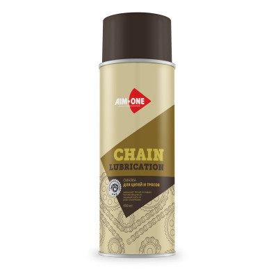 Смазка для цепей и тросов AIM-ONE 450 мл (аэрозоль). CHAIN LUBRICATION 450ML AD-300 Смазка для цепей и тросов AIM-ONE 450 мл (аэрозоль). CHAIN LUBRICATION 450ML AD-300