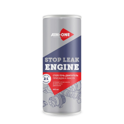 Стоп-течь двигательAIM-ONE 443 мл (жидкость).Stop leak engine 443ML SL-410 Стоп-течь двигательAIM-ONE 443 мл (жидкость).Stop leak engine 443ML SL-410