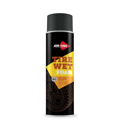 Чернитель покрышек пенный AIM-ONE 650 мл (аэрозоль). TIRE WET FOAM 650ML AT-500 Чернитель покрышек пенный AIM-ONE 650 мл (аэрозоль). TIRE WET FOAM 650ML AT-500