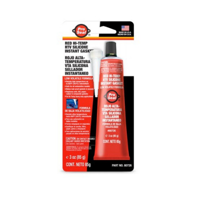 Силиконовый герметик для прокладок термостойкий красный. .Red Hi-Temp RTV Silicone Instant Gasket 85g (Pro Seal) Силиконовый герметик для прокладок термостойкий красный. .Red Hi-Temp RTV Silicone Instant Gasket 85g (Pro Seal)