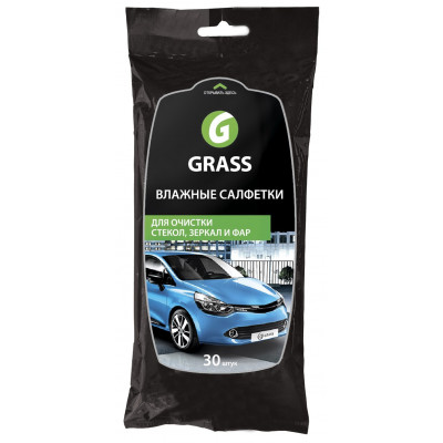 GRASS Влажные салфетки для очистки стекол, зеркал и фар IT-0313 GRASS Влажные салфетки для очистки стекол, зеркал и фар IT-0313