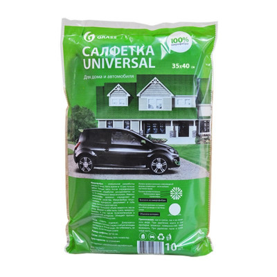 GRASS Салфетка из 100% микрофибры универсальная 35*40см 10шт IT-0307 GRASS Салфетка из 100% микрофибры универсальная 35*40см 10шт IT-0307