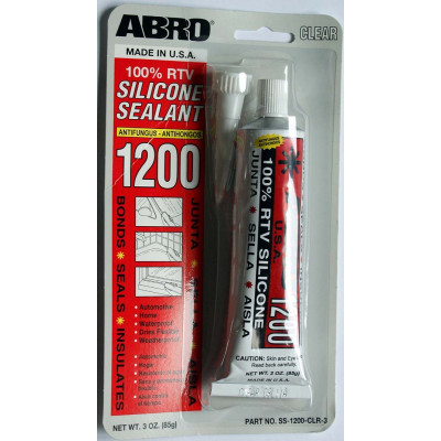 ABRO Герметик SS-1200 силиконовый 85 г прозрачный ABRO Герметик SS-1200 силиконовый 85 г прозрачный