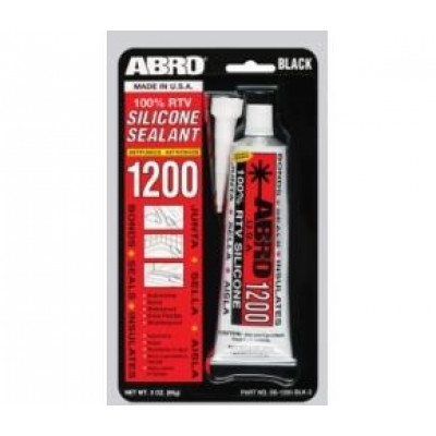 ABRO Герметик SS-1200 силиконовый 85 г черный ABRO Герметик SS-1200 силиконовый 85 г черный