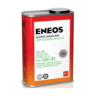 ENEOS Gasoline Super 100%Synthetic 5w30 SM cинтетика 0,94 л моторное масло ENEOS Gasoline Super 100%Synthetic 5w30 SM cинтетика 0,94 л моторное масло