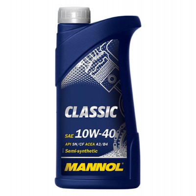 Mannol Classic 10W40 полусинтетическое моторное масло 1 л Mannol Classic 10W40 полусинтетическое моторное масло 1 л