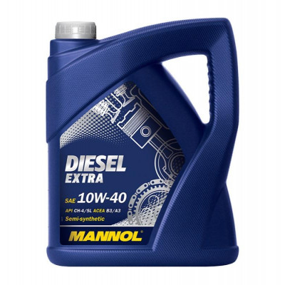 Mannol Diesel Extra 10w40 моторное масло 5 л Mannol Diesel Extra 10w40 моторное масло 5 л